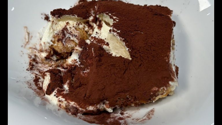 Tiramisu dessert recipe with Amaretto, the best, you will see!
