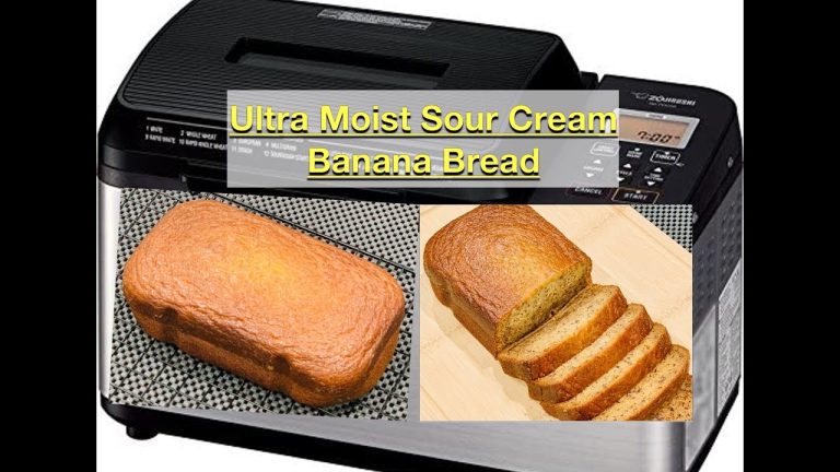 Ultra Moist Banana Bread Recipe For Bread Machine (Bread Maker) Best Sour Cream Banana Bread Recipe