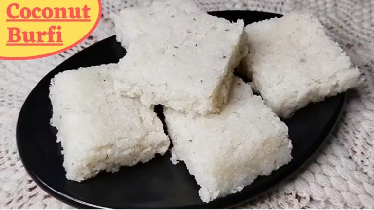 Coconut Burfi Recipe | Coconut Sondesh | Burfi Recipe | Dessert Recipes
