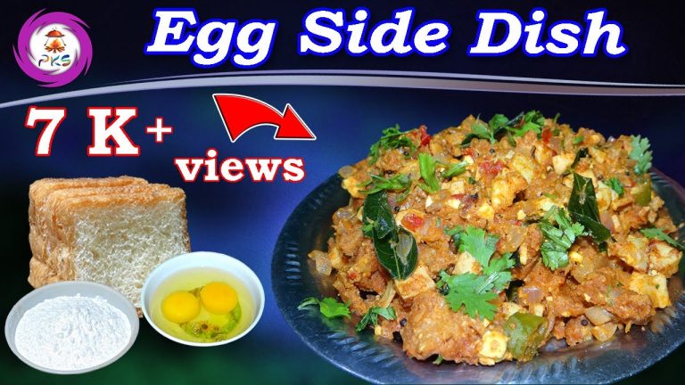 Corn Flour with Egg, Bread Recipes | Egg Side dish | Easy Healthy Food Recipes | Pattikattu Samayal