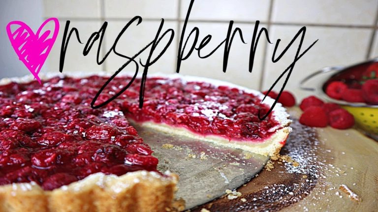 Luscious Raspberry Tart | Quick and Easy || Dessert Recipes