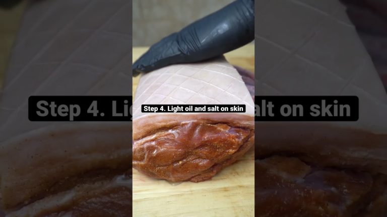 Easy Roast Pork With Crackling! #shorts