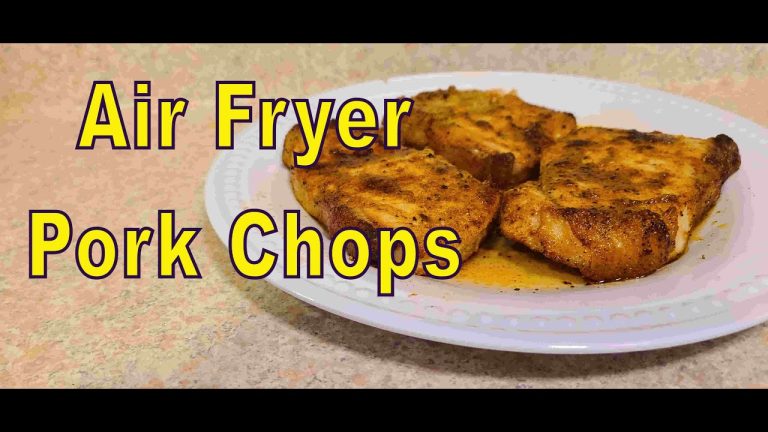AIR FRYER PORK CHOPS – How to Cook Pork Chops in the Air Fryer.