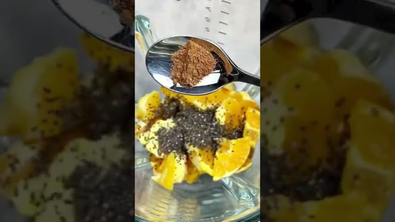 Orange Chai Seed Smoothie Recipes #shorts #healthyrecipes #healthysmoothies