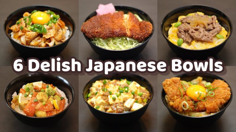 6 Ways to Make Delish Japanese Bowls – Revealing Secret Recipes!