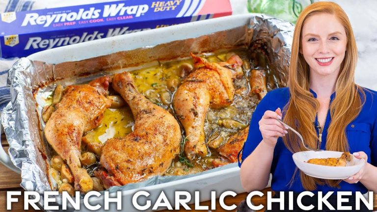 Easy, Roasted French Garlic Chicken Recipe with Reynolds Wrap