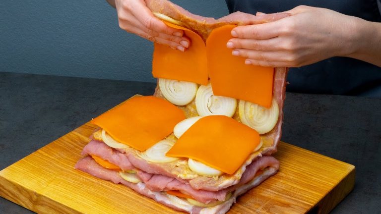 I discovered it in Germany. Since then I've been cooking the pork meat only in layers!