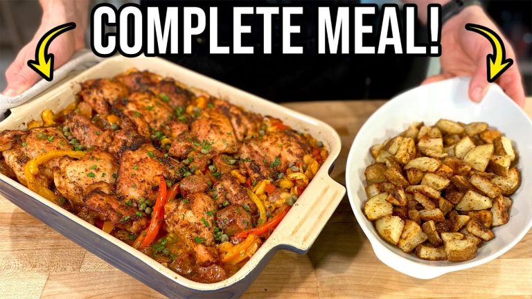 Grandma Style Chicken & Potatoes! | EASY & FAST Dinner Recipe