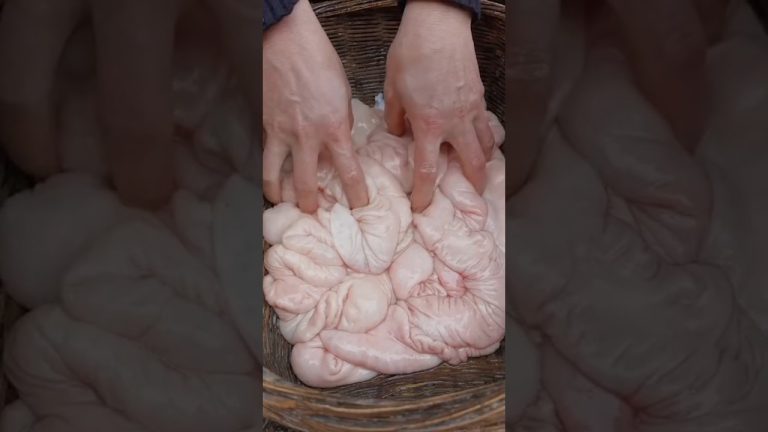 Cooking PORK INTESTINES RECIPES 🐖😱|| Viral Recipes || Asmr Mukbang Videos #shorts #viral#pork#recipe