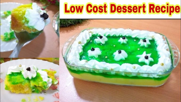 Low cost dessert recipes | Jelly dessert recipes | Easy Custard Trifle | Best Dessert For Dawat