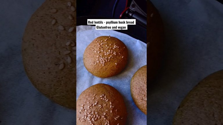 High Proteïne red lentil bread. Glutenfree and vegan 🌿