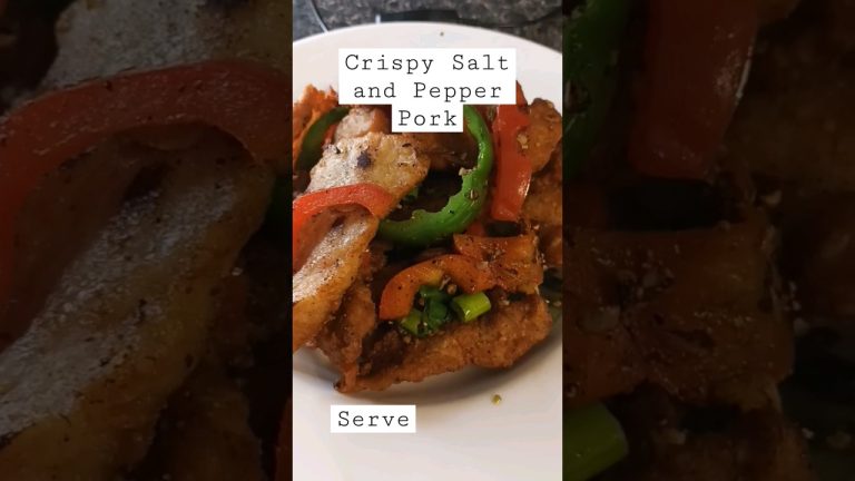 Crispy Salt and Pepper Pork Recipe
