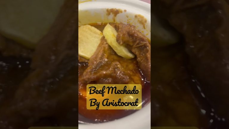 Beef Mechado by Aristocrat II So Tender and Soft II Ginger Duke #asmr #satisfying #youtubeshorts