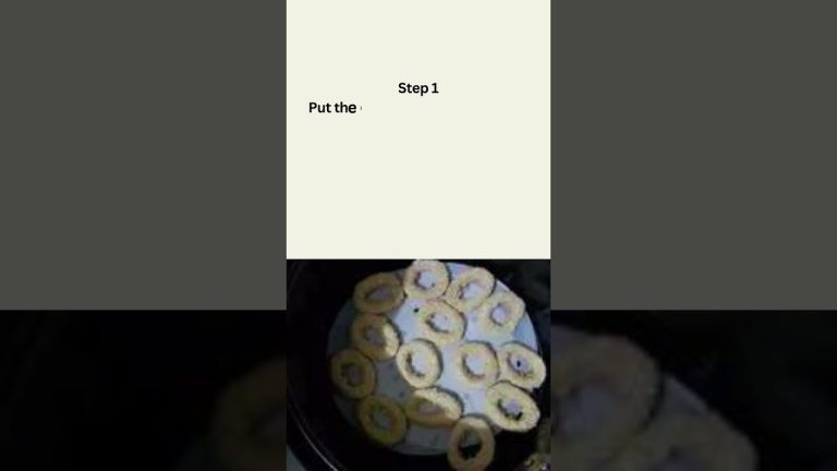 🍗🧅 Air Fryer CP Chicken Onion Rings Recipe: A Crispy and Flavorful Snack 🍟#shorts #cooking #chicken