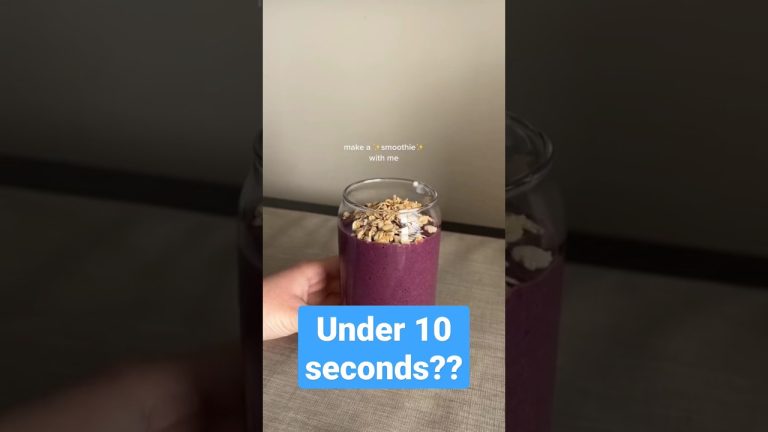 When You Make a Smoothie Recipe Edit in 10s😳