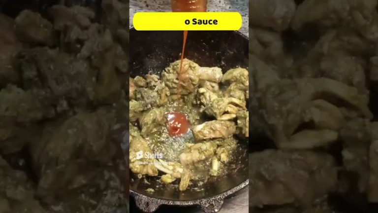 My special chicken recipe made with spring onions  #shorts  #chicken