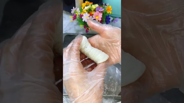 Dumplings filled with pork leg meat –  #44 Cake Recipe #Shorts