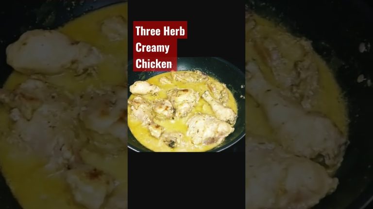Creamy Herb Chicken #recipes #food #cooking #Chicken