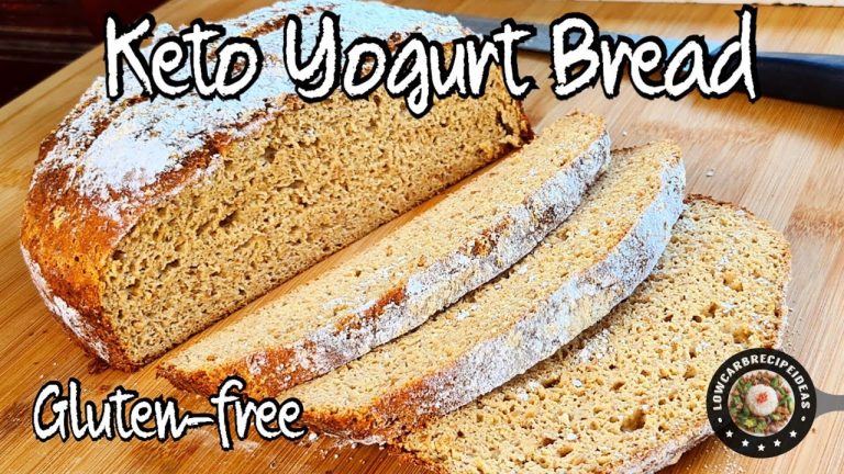 AMAZING 1G NET CARB KETO YOGURT BREAD | CRISPY CRUST | TENDER CRUMBS | CRISPY WHEN TOASTED