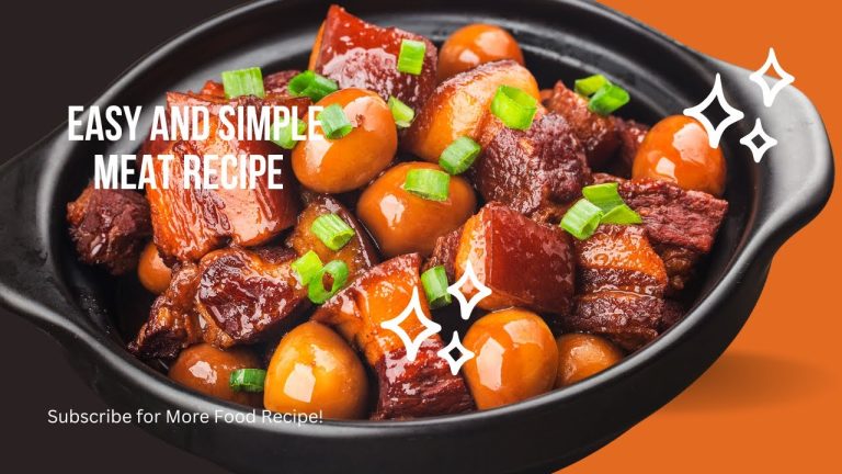 HOW TO MAKE STEWED PORK & GUNGO PEAS & RICE!! THE RESULT IS AMAZING!!!