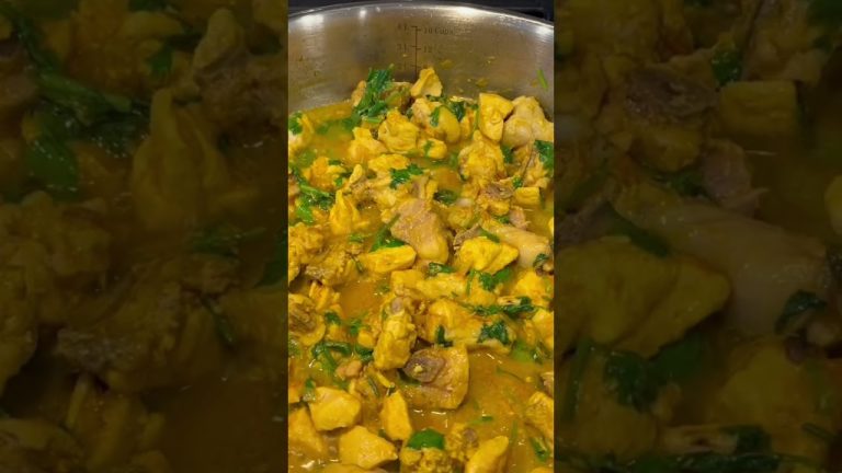 Chicken curry in a simple way…