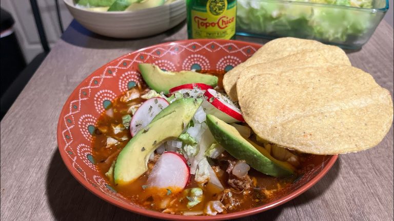 Abuelita’s Pozole | Gluten-free Slow-cooked Pork and Hominy Stew