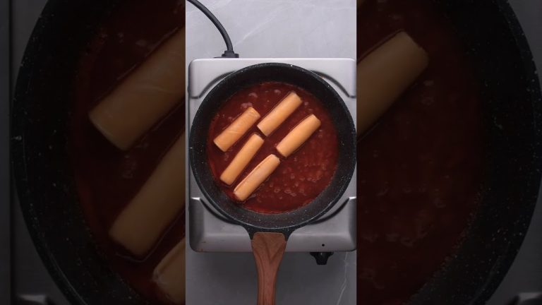 Simple cheesy Tteokbokki recipe #shorts