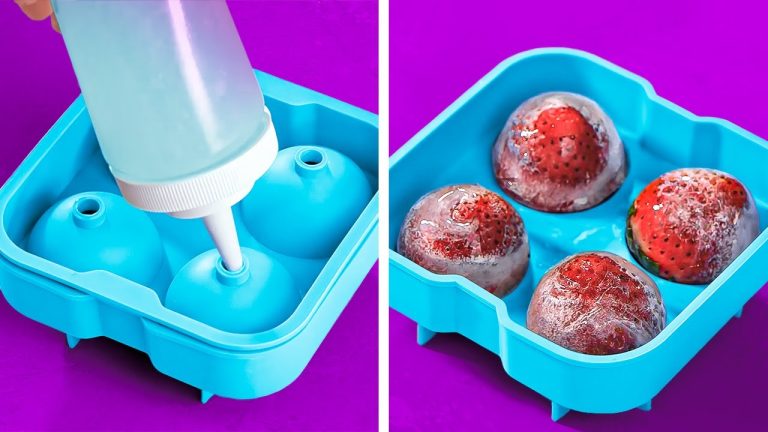 Tasty Yet Unusual Food Recipes And Dessert Ideas | Frozen Fruits, Ice Cream And Cake