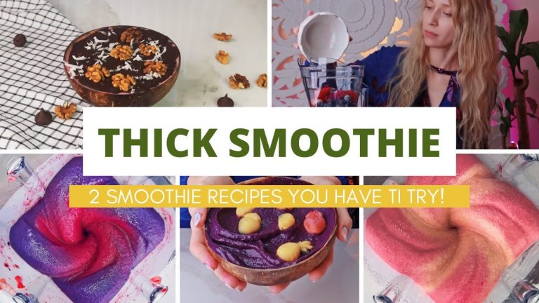 2 Thick Smoothie Bowl / Nice Cream Recipes (spring edition!) | FRESHLY SMOOTH