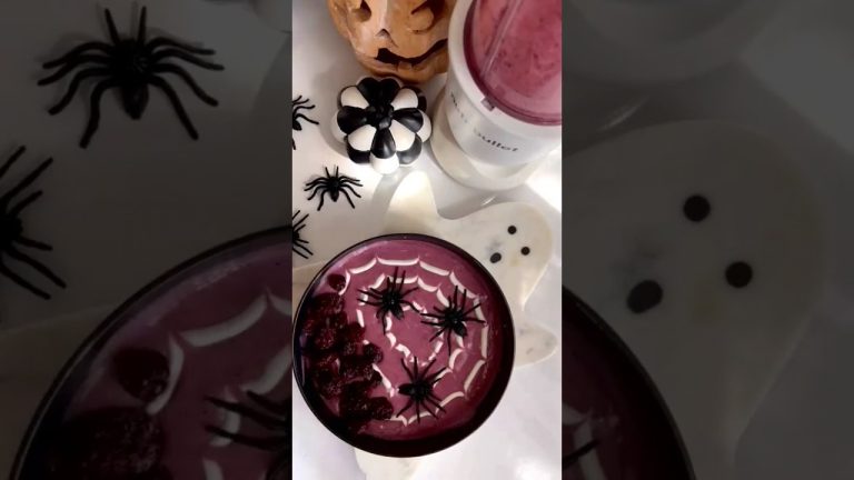 Smoothie Bowl, Halloween #shorts #smothie