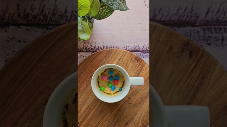 Vanilla mug cake | Easy dessert recipes #shorts #ytshorts #recipeshorts #viral #trending #dessert