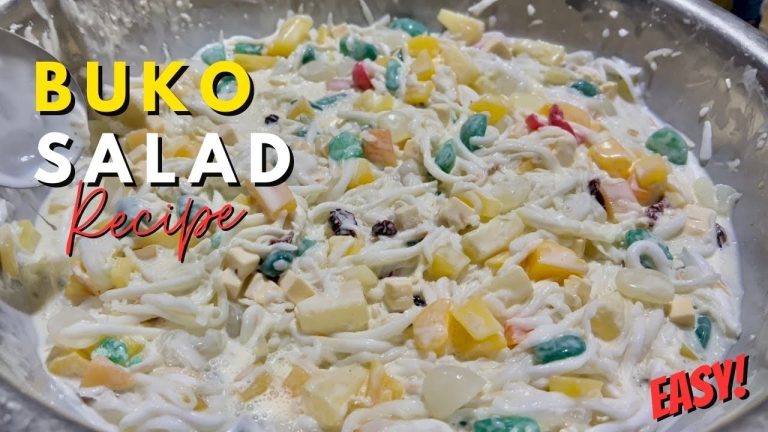 How to Make Buko Salad | Easy Recipe