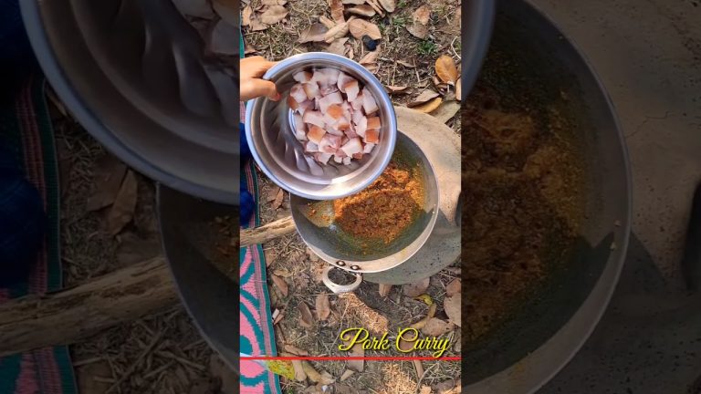 Cooking Pork Curry || Tripura Village Life Cooking#northeastindia#tripurafood#shorts