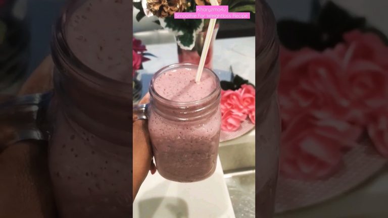 Kharyzma4u: Berry Banana Smoothie Recipe #smoothies #shorts