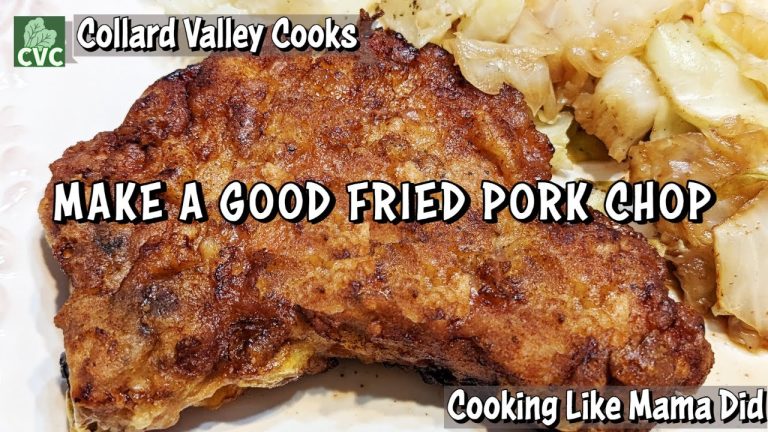 How to Fry A Perfect Pork Chop / Cabbage, Pork & Potatoes