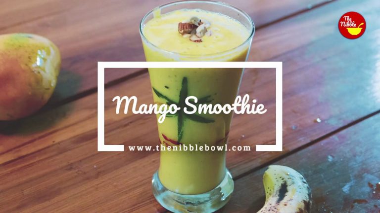 Mango Banana Smoothie | Healthy Smoothie Recipes I Seasonal | Mango Milkshake Recipe