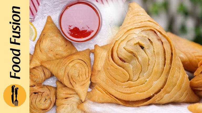 Creamy Chicken Potato Samosa (Make and Freeze) Ramazan Special Recipe By Food Fusion