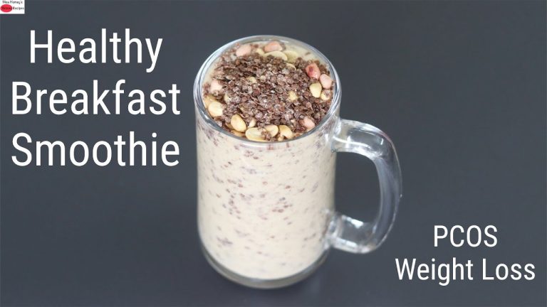High Protein Banana Smoothie – Ragi Recipes For Weight Loss – Finger Millet | Skinny Recipes