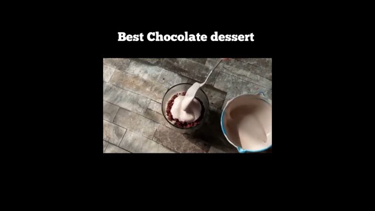 Chocolate Dessert Recipes Easy At Home | Easy Chocolate Triffle Recipe | Homemade Dessert #shorts