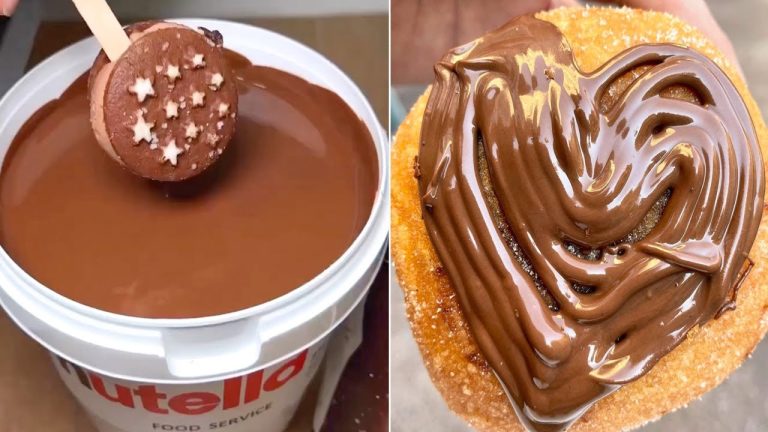 18+ Oddly Satisfying Chocolate Dessert Recipes From NUTELLA | Best Chocolate Cake Video