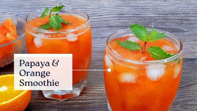 Papaya & Orange Smoothie #Shorts | Healthy Smoothie Recipe for Detox