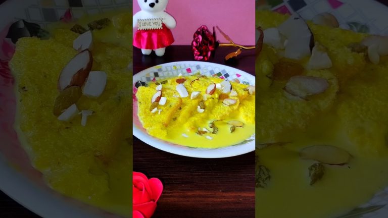 bread and milk dessert recipe#shorts #shots