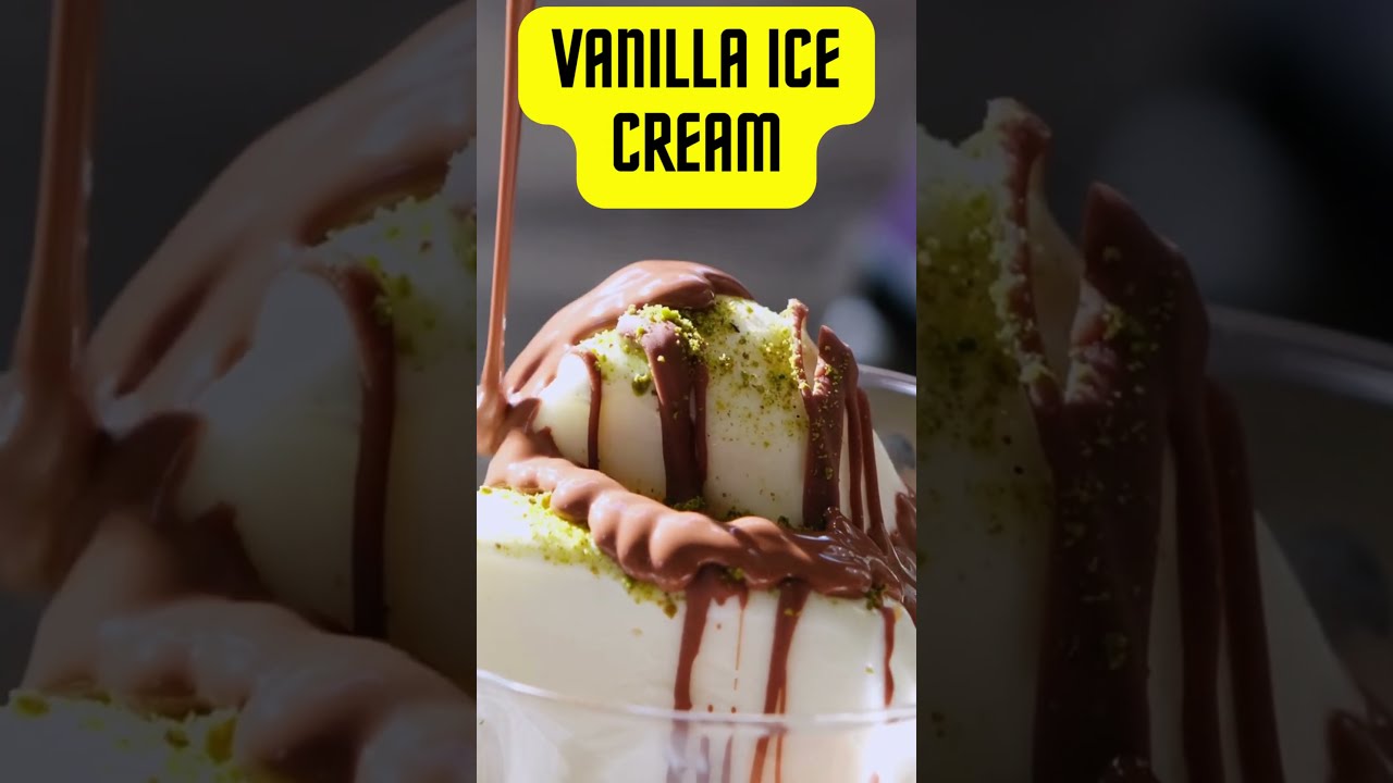 Vanilla Ice Cream Recipe | Soft Creamy Ice Cream | #shorts