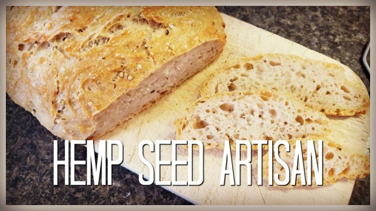 HEMP SEED Artisan Bread | No Knead Recipe | HOMESTEAD DREAMING