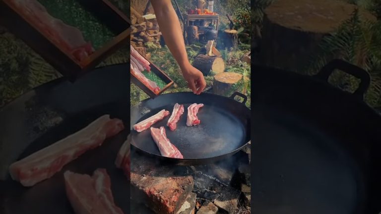 Cooking Pancetta Pork Belly Meat Recipes 🤤🥩|| Viral recipes || Asmr mukbang Video #shorts #viral