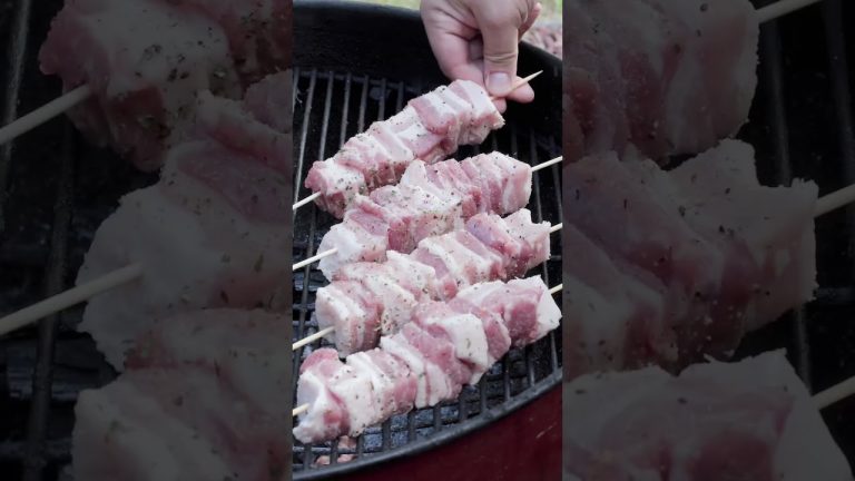 BROCHETAS DE CHICHARRÓN 🔥 #shorts