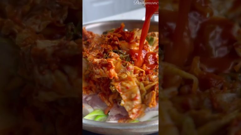 Korean Food | Kimchi Stew Recipe | ASMR | Cooking | 김치찌개 #shorts #asmr #food #kimchijjigae