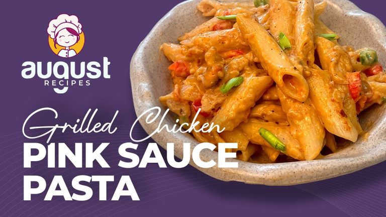 Grilled Chicken Pink Sauce Pasta | Chicken Pasta Recipe | Pasta Recipe