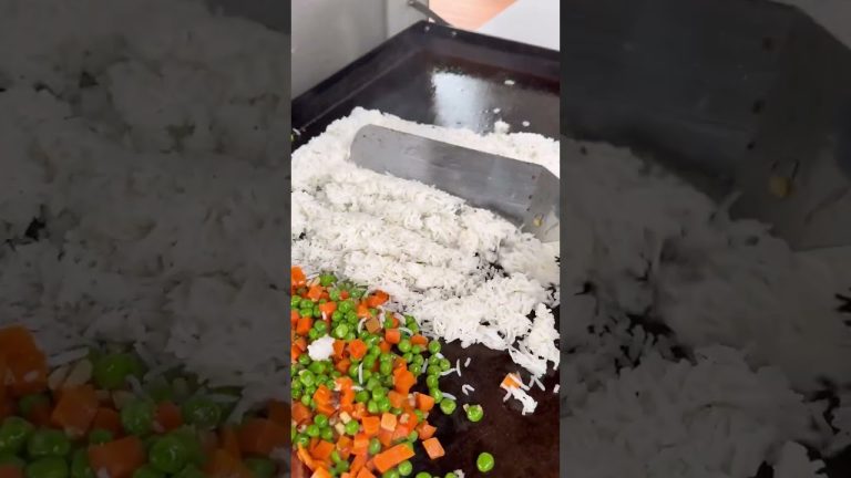 The easiest pork fried rice #friedrice