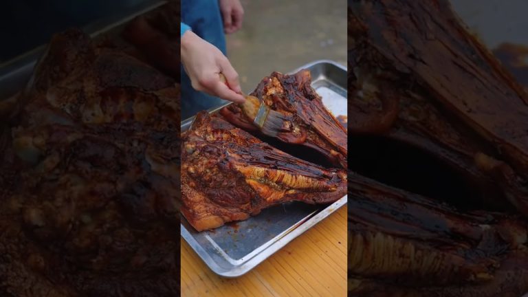 CUISINE HOME COOKING | Sauce-flavored Pork Head #shorts